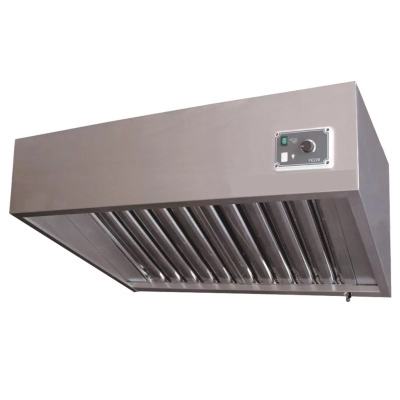 Hotte complète L1000 (7/7-1500 M3/h) 120 Pa - variateur - 2 filtres